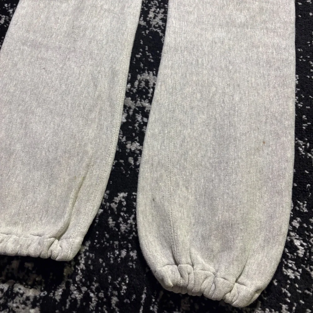 Vintage 70s Champion Reverse Weave Warm up Joggers Sweatpants XL Heather Grey
